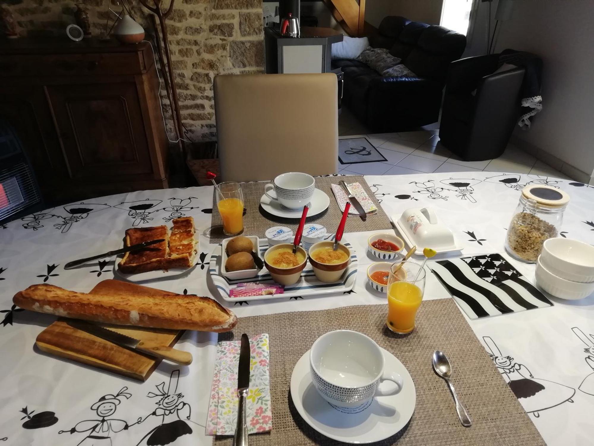 Kerlan 5 Acomodação com café da manhã Béganne Exterior foto